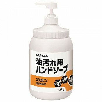 Rakuten - 日本製 サラヤ スクラビン用ポンプ付空ボトル 23110 詰替ボトル 秋冬 防風 ワークウェア 業務用 小分け 大容量 空容器 1.2kg