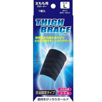 強力編み構造で親指と手首をしっかりサポートし、ズレにくく快適。手のひらを覆わず作業もスムーズに行えます。※1枚入りです。サイズLサイズ、太ももまわり:50?58cm位個装サイズ：16.6×6.6×4.4cm重量個装重量：40g仕様左右共通圧迫固定タイプ生産国日本fk094igrjs