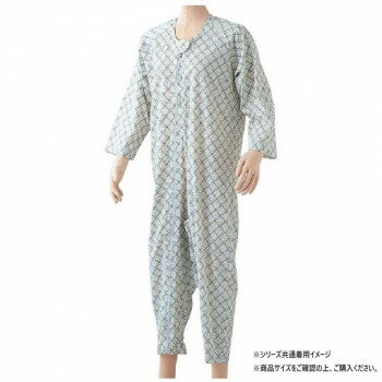 樂天商城 - 日本製 幸和製作所 テイコブ エコノミー上下続き服 UW01 秋冬 防風 ワークウェア 介護用 パジャマ 作業服