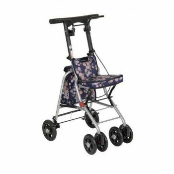 Rakuten - 日本製 幸和製作所 テイコブ シルバーカー シプール SICP02 コンパクト 軽量 ワークウェア 秋冬 防風 両手ブレーキ 反射板付 高齢者 介護 歩行補助