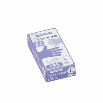 Rakuten - 日本製 幸和製作所 テイコブ プラスチック手袋100枚 ワークウェア 秋冬 防風 020567 GL01 (100入)