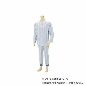 Rakuten - 幸和製作所 簡単着替えパジャマ 紳士用 PA04G 秋冬 防風 ワークウェア 介護 おむつ換え 楽な着替え 面ファスナー BL L