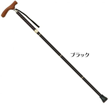SINANO シナノ カイノスCOOL 折畳み杖 ウォーキングステッキ 男性人気No.1 おしゃれデザイン コンパクト 収納袋付き ブラック 604030
