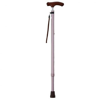 握りやすいスリムネック伸縮ベーシックタイプのステッキです。サイズ握り幅13cm、杖先3.8cm、長さ70.5～90.5cm(ピッチ2cm)個装サイズ：71.0×14.0×2.0cm重量320g個装重量：410g素材・材質握り:木製支柱:アルミ仕様パイプ径:手元22mm、杖先19mm生産国中国fk094igrjs