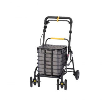 ウィズワン ベストパル アルミワゴンカー 4.55kg軽量 イス付き 収納12kg 台湾製 グレー BP-GY