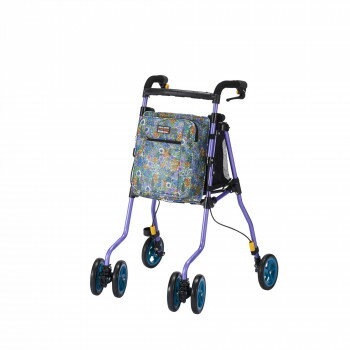 Rakuten - ウィズワン ヘルシーワンWプリマ・ドンナ H1WPD-DVL 日本製 歩行補助車 コンパクト収納 高さ調節 ハの字ハンドル ノンスキッドラバー Dヴァイオレット