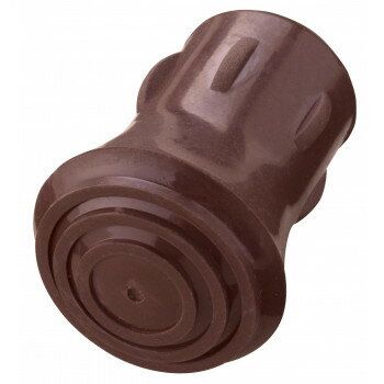 ケイ・ホスピア 杖先ゴム キャラクター用 下径16mm 底径29mm 高さ40mm 台湾製 16mm 茶
