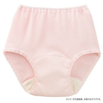 Rakuten - ケアファッション 日本製 安心快適ショーツ(婦人) 30cc吸水 スキンケア加工 抗菌防臭 薄型 洗濯機OK ピーチ L 3816212