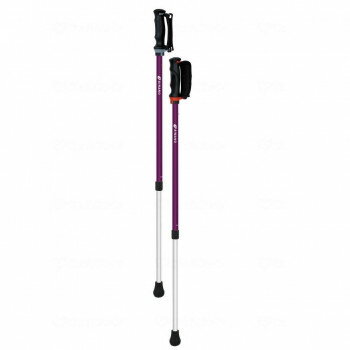 シナノ あんしん2本杖 SG取得 アルミ製 スタンダードタイプ 歩行補助杖 114-80cm 約215g パープル 650194 350230