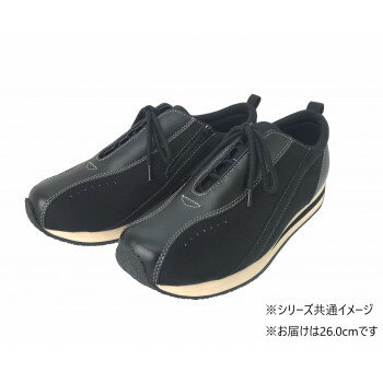 乐天商城 - タウニークラブ フィル タウンシューズ 軽量安全快適 つまずき防止 トゥスブリング ブラック 26.0cm
