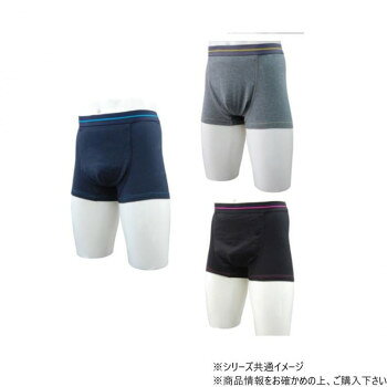 薄型で履き心地・安心感にこだわった吸水消臭ボクサーパンツです。吸水部の最も重要なポイントである吸水・保水・消臭繊維には2つの高機能繊維を使用。身生地と同色系の吸水部分で見た目は普通の吸水パンツです。吸水部は、吸水直後からサラサラで逆戻りしにくく、気になるニオイもしっかりガードしてくれます。吸水部の周りをテープでパイピングしているので横漏れを防ぎます。サイズウエスト:76～84cm個装サイズ：22.6×20.3×8.7cm重量個装重量：260g素材・材質身生地:綿95%・ポリウレタン5%ゴム部:ナイロン50%・ポリエステル40%・ポリウレタン10%(吸水部)表生地:ポリエステル100%仕様吸水量目安:100cc洗濯機可(30度・ネット使用)脱水機可乾燥機不可吸水加工、消臭加工セット内容ボクサーパンツ(グレー・ネイビー・ブラック)各1枚生産国中国fk094igrjs
