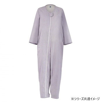 ご本人では開けにくいアイデアホックを使用した介護用つなぎねまき。アイデアホックが表から見えないデザインを採用しています。縫い目が丈夫で、洗濯にも強い折り伏せ縫い。首元から右足首にかけて開き、股部分も開閉可能です。(※フドーねまきは、おむつ・おむつカバーを使用して着用することを想定しています。)※撮影状況や、お使いのモニター環境、パソコン設定などにより実際の商品の色味と異なって見える場合がございます。サイズ身長:170～180cm、胸囲:104～112cm、ヒップ:97～105cm個装サイズ：42.0×28.0×33.0cm重量個装重量：525g素材・材質ポリエステル65%、綿35%仕様スリーシーズン対応生産国フィリピンfk094igrjs