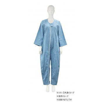 ご本人では開けにくいアイデアホックを使用した介護用つなぎねまき。アイデアホックが表から見えないデザインを採用しています。縫い目が丈夫で、洗濯にも強い折り伏せ縫い。首元から右足首にかけて開き、股部分も開閉可能です。(※フドーねまきは、おむつ・おむつカバーを使用して着用することを想定しています。)※撮影状況や、お使いのモニター環境、パソコン設定などにより実際の商品の色味と異なって見える場合がございます。サイズ身長:140～155cm、胸囲:80～88cm、ヒップ:82～90cm個装サイズ：42.0×28.0×18.0cm重量個装重量：498g素材・材質綿68%、ポリエステル32%仕様スリーシーズン対応生産国中国fk094igrjs
