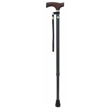伸縮させることができるステッキです。商品区分雑貨サイズW13.0×D3.0×H73.0～95.5cm個装サイズ：70×18×4cm重量320g個装重量：370g素材・材質グリップ:天然木(楓材)、ストラップ:ポリプロピレン、シャフト:アルミニウム、先ゴム:合成ゴム付属品取扱説明書生産国台湾fk094igrjs