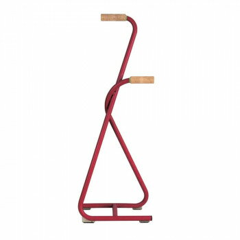 日本製 フジホーム Twin Z StickII 杖 高強度マグネシウム合金 蓄光リング コルクグリップ ディープレッド WB5239