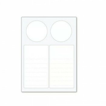 Rakuten - 日本製 ヘルプマーク用ステッカー ST-HPS-010 緊急連絡先お薬名書き込み可能 再剥離シール 無地
