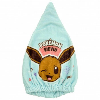 Towel Cap - 林(HAYASHI) ポケモン タオルキャップ 子供用 ふわふわ 吸収 スイミング お風呂上がり 綿100% ZO495300