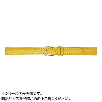 MIMOSA ミモザ 日本製 時計バンド ベビーカーフKC 牛革 国産 交換用 腕時計ベルト 8mm イエロー (美?:金) CKC-Y8