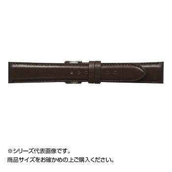 MIMOSA(ミモザ) ZK-B18 日本製 時計バンド キッド 小山羊皮 18mm ダークブラウン (美錠:銀)