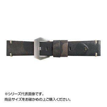 Rakuten - Emitta(エミッタ) 日本製 時計バンド ツヴァイ ETP-ZG24 カーフ革 24mm-22mm 24mm グレー (美錠:銀)