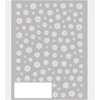 ふんわりとしたチークタイプと使いやすいミニサイズの雪の結晶です。今にも溶けてしまいそうな繊細な儚げさが、上品に冬の雰囲気を演出してくれます。サイズシート:88×120mm個装サイズ：9×15×1cm重量個装重量：6g生産国日本fk094igrjs