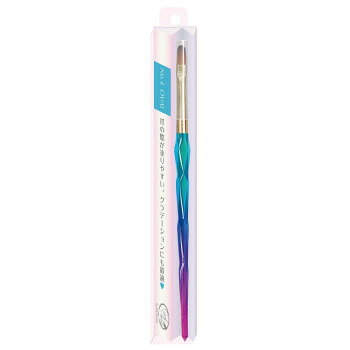 ジェルネイル用のフラットタイプのブラシです。商品区分雑貨サイズ全長:18cm個装サイズ：2.8×19.5×1.9cm重量個装重量：10g素材・材質毛質:ナイロン毛金具:銅軸:ABS樹脂生産国中国fk094igrjs