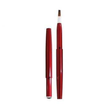 使携帯に便利なキャップ付きリップブラシオートです。サイズ使用時:118mm/納時:92mm/毛丈:9mm/口径:3.2Φ個装サイズ：18.2×4.2×0.9cm重量個装重量：5g素材・材質毛:ウマ毛/金具:アルミニウム/本体:アルミニウム生産国日本fk094igrjs