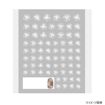 繊細な線や色の重なりにこだわった人気のオーガンジーフラワー。花びらの透け感に濃淡をつけ、リアルに再現した花をモチーフにしました。今回は白い花だけをセレクトし、サイズを増やして一枚のシートに集めました。しなやかフィットシート使用。サイズシートサイズ:78×97mm個装サイズ：8×12×1cm重量個装重量：4g素材・材質PE生産国日本fk094igrjs