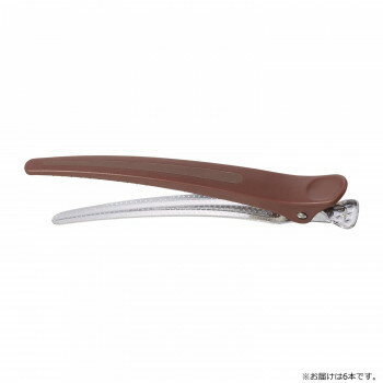 Other - アイビル プロクリップ ヘアクリップ スライス取りやすい アルミパーツ製 上下クリップ ドライウェット両用 6本入 モカ (0015611)