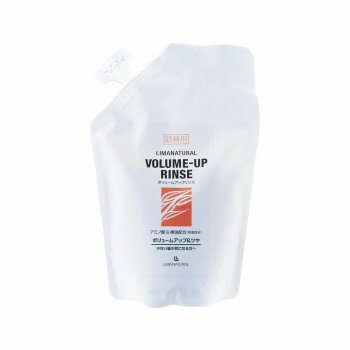 リマナチュラル ボリュームアップリンス 詰替用 伊豆利島産椿油配合 ノンシリコン パラベンフリー 400ml