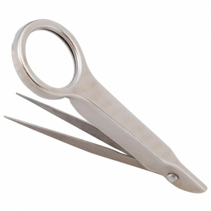 ルーペ付きピンセット【メーカー直送】1qhc6i