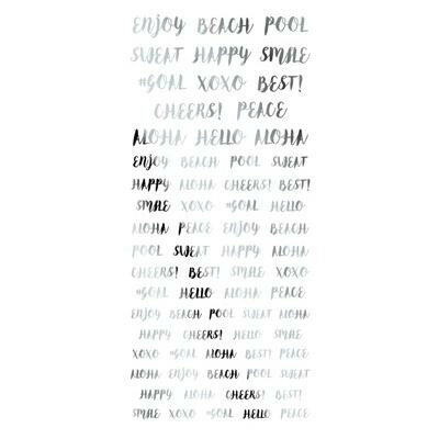 TSUMEKIRA(ツメキラ)　ネイルシール　JUNXプロデュース3　word pattern　シルバー　SG-JUX-106【メーカ..