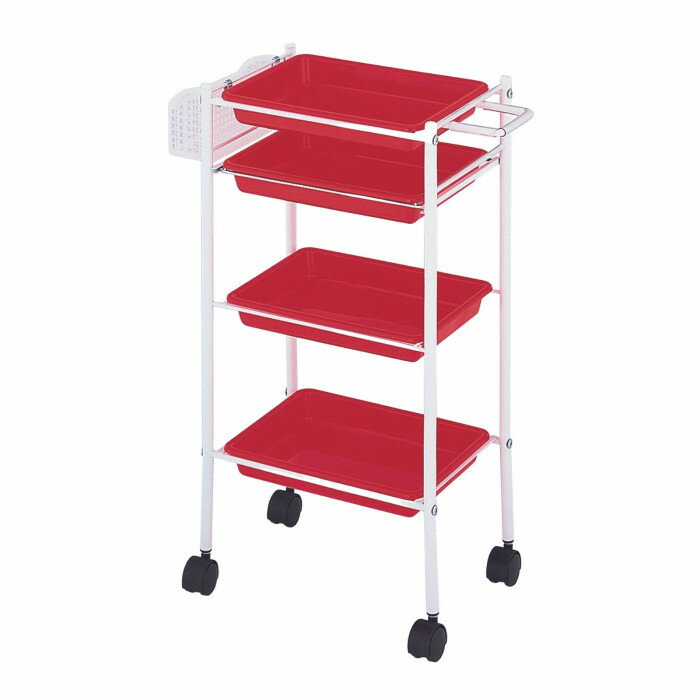 サロン向け C-305 トレーワゴン レッド 13502【メーカー直送】1qhc6i