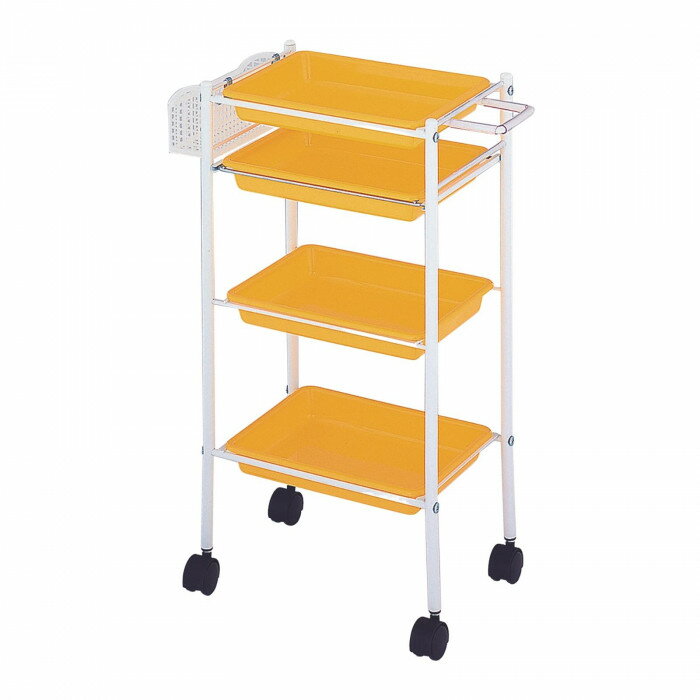 サロン向け C-305 トレーワゴン イエロー 13505【メーカー直送】1qhc6i
