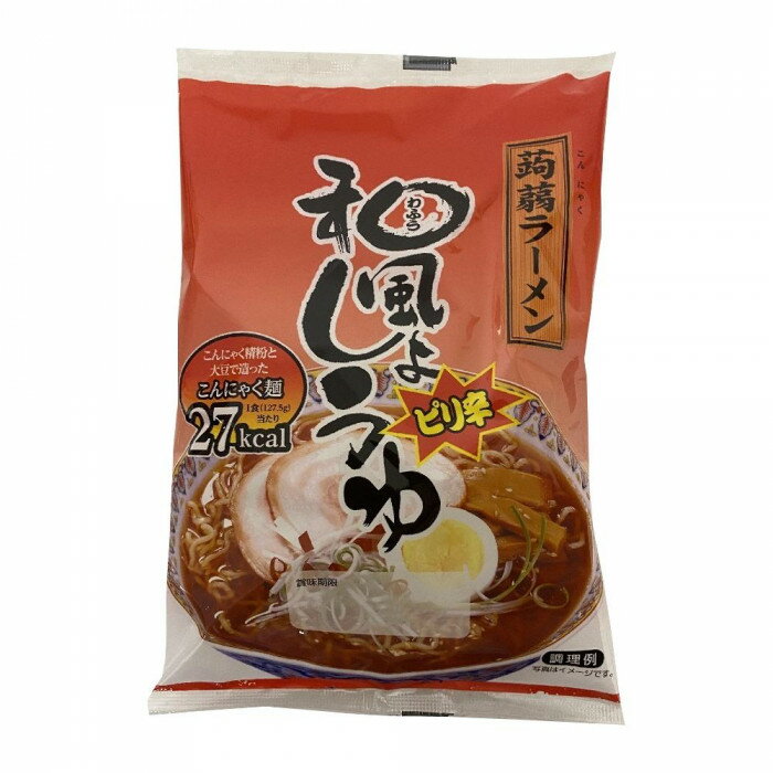 ナカキ食品　ラーメン蒟蒻　ピリ辛しょうゆ　24個セット1qhc6i