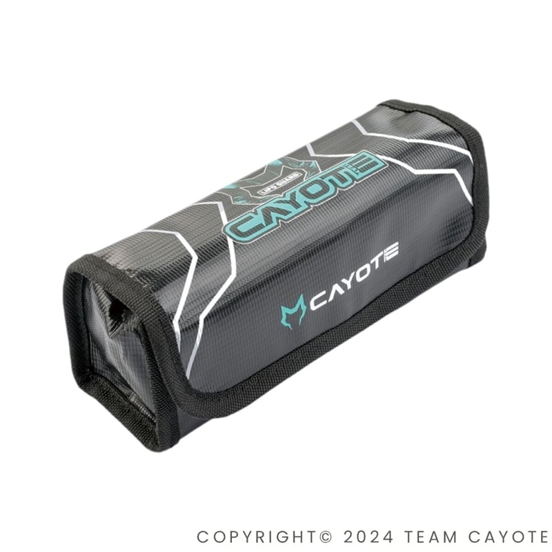 CAYOTE ブラック バッテリーセーフバッグ サイズ：180x70x70mm / CAFB02