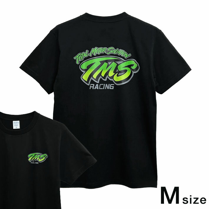 Rakuten - 【36%OFFクーポン】TMSレーシング Tシャツ メンズ Mサイズ 　ブラック ロゴT TMS Racing T-shirt Black M size