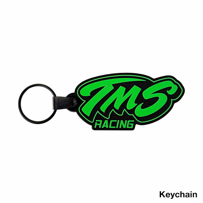 TMSレーシング ロゴ キーチェーン TMS Racing PVC Logo Keychain キーホルダー キータグ Key Tag
