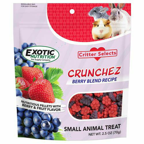 『 クランチベリーブレンドレシピ 』 CRUNCHEZ BERRY BLEND RECIPE 70g Critter Selects EXOTIC NUTRITION