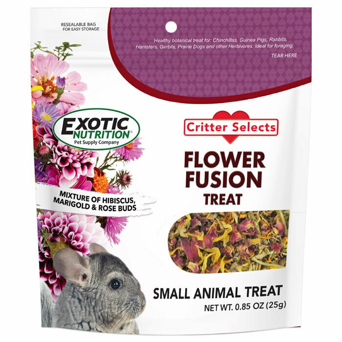 『 フラワー フュージョン トリート 』 FLOWER FUSION TREAT 25g エキゾチックヌートリション EXOTIC NUTRITION