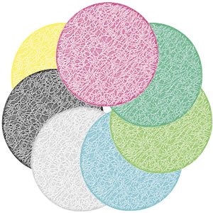 【コースター】【シンビメッシュコースター】【#220】【カラーは7色】【直径9.5cm】【※1枚の金額になります】テーブルグッズ塩化ビニール丸型円人気かわいい丈夫