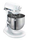 キッチンエイドミキサー アームリフト式 KAM7WH【容量6.9L】ホワイト 業務用ミキサー 泡立て ホイップ 製菓道具 ケーキ パン 捏ねる プロ愛用 使いや...