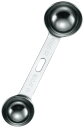 計量スプーン 10cc/20cc【全長:160mm】18-8極厚 ステンレス製 丈夫♪ 大さじ 小さじ 1本で2役 シンプル 定番 はかるスプーン 調理道具 製...