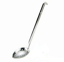 穴あき縦口レードル【70cc】UK18-8　ステンレス製　衛生的 定番 人気 洗いやすい 丈夫 使いやすい 持ち..