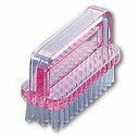 爪ブラシ【ピンク】【63x25x40mm】PP爪ブラシNo250 手洗い用ブラシ 衛生管理 食中毒防止 インフルエンザ防止 つめブラシ ツメブラシ