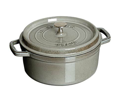 ストウブ　丸型【16cm　容量：1.2L】ピコ・ココットラウンド　STAUB 業務用 家庭用 プロ愛用 無水調理 素材を活かす おしゃれ かっこいい IH対応　オーブン対応 食洗器対応 かわいい スタッキング 人気 使いやすい 万能鍋 アウトドア インスタ映え 2