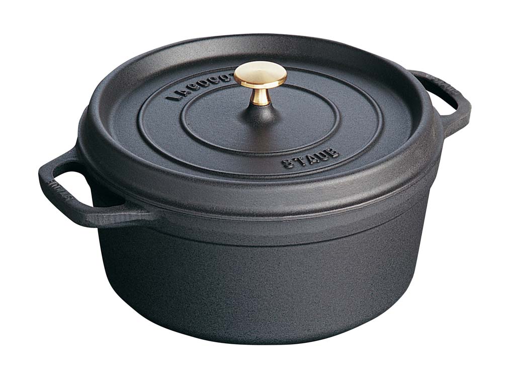 ストウブ　丸型【14cm　容量：0.8L】ピコ・ココットラウンド　STAUB　プロ愛用 無水調理 素材を活かす おしゃれ かっこいい IH対応 オーブン対応 食洗器対応 かわいい スタッキング 人気 使いやすい 万能鍋 アウトドア インスタ映え 1