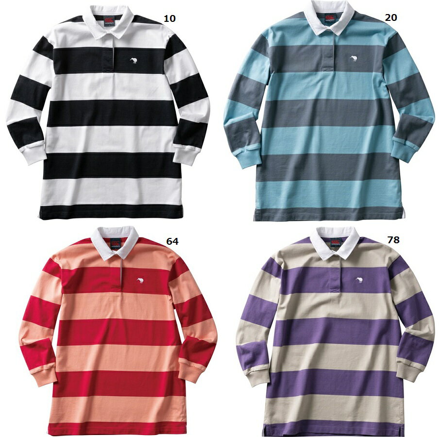 数量限定 35%OFF! カンタベリー【CANTERBURY】 レディース L/S TUNIC RUGBY JERSEY チュニック ラクビージャージ WA40101