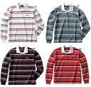 数量限定　35％OFF！　カンタベリー【CANTERBURY】 ユニセックス　L/S STRIPE RUGBY JERSEY ストライプラクビージャージ　長袖シャツ　RA40045