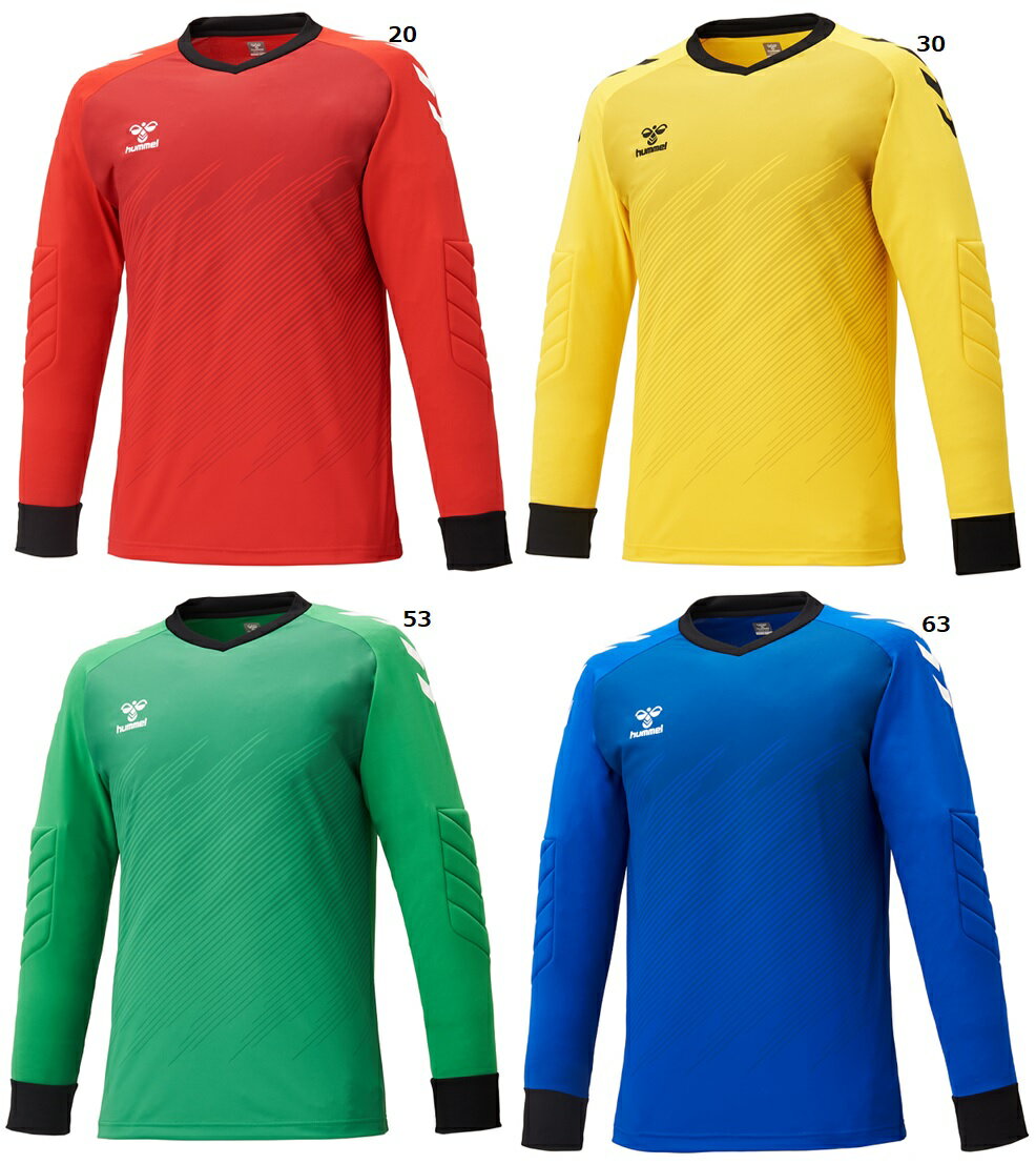HUMMEL 　ヒュンメル　ゴールキーパーシャツ（パット付き）　GKシャツ　ジュニアサイズあり（140・160）HAK1016